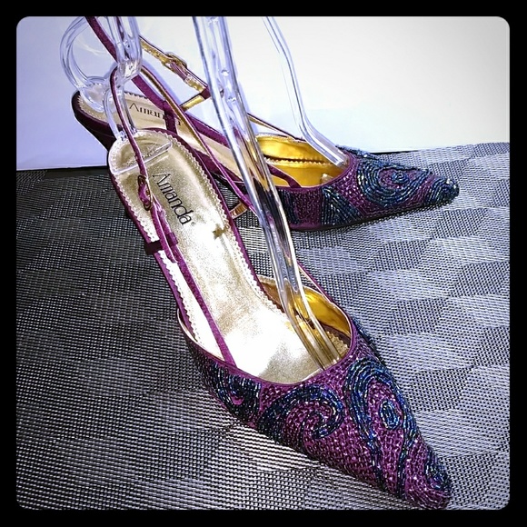 Amanda Shoes - AMANDA SLING BACK PUMPS